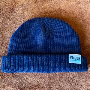 Edison Weed Cannabis Brand knit-style beanie